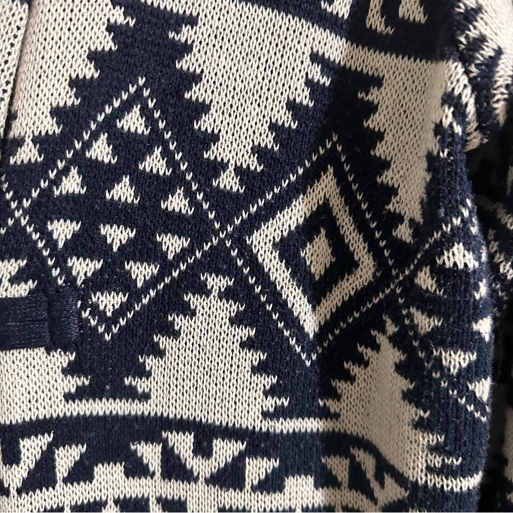 Chaps Aztec Patterned Toggle Button Sweater Large… - image 4